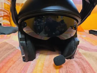 Casco Integral Moto Guzzi con Intercomunicador