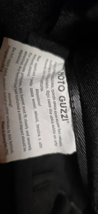 Casco Integral Moto Guzzi con Intercomunicador