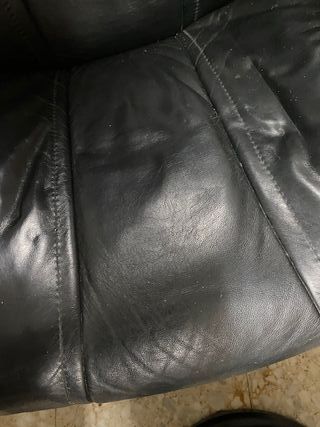 Sillón de piel Stressless negro