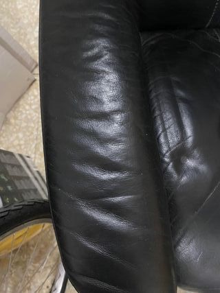 Sillón de piel Stressless negro
