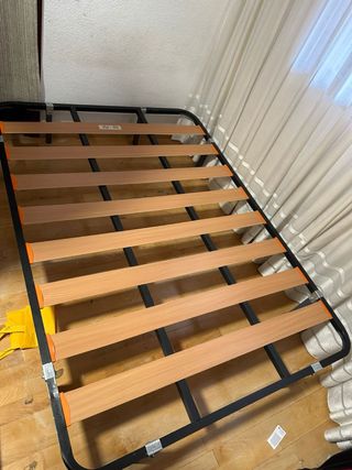 Cama 135x190 con 2 colchones