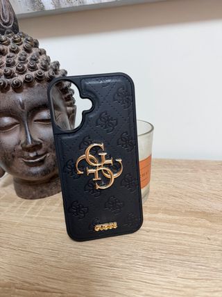Funda iPhone 16 Guess Negra