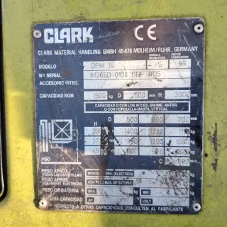 Carretilla elevadora CLARK