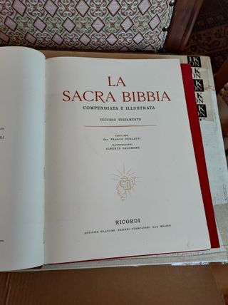 LA SACRA BIBBIA COMPENDIATA E ILLUSTRATA 1951