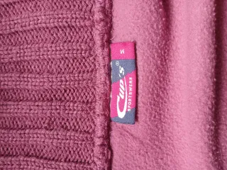 Sudadera rosa vintage con cremallera