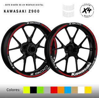 Pegatinas llantas Kawasaki Z900