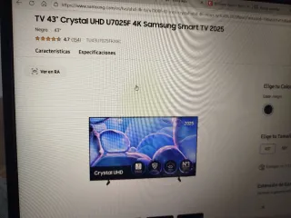 TV Samsung 43 Crystal UHD U7025F 4K