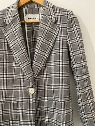 Chaqueta cuadros BIMBA Y LOLA talla 36