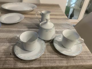 Vajilla Porcelan Sea Gull 4 servicios y juego cafe