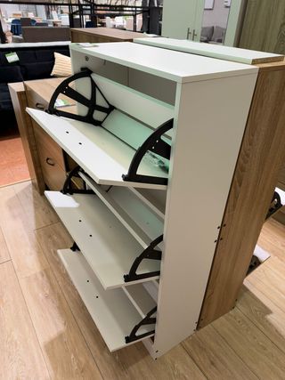 Zapatero madera 5 baldas