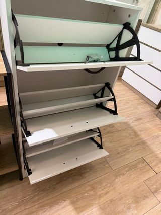 Zapatero madera 5 baldas