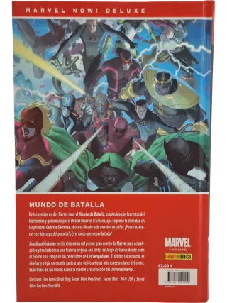 Reedición marvel now! deluxe secret wars. integral