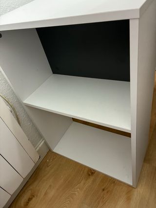 Mesa escritorio moderna blanca y gris