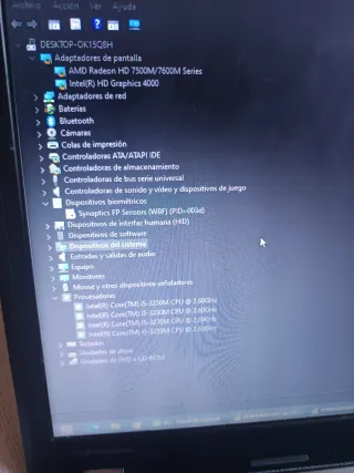 Portátil i5 hp probook 8GB RAM 500GB HDD-