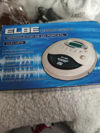 Reproductor CD Portátil ELBE CDMP-3200