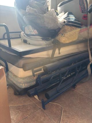 Litera abatible azul