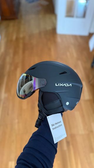 Casco de esquí TALLA L con visera