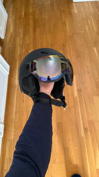 Casco de esquí TALLA L con visera