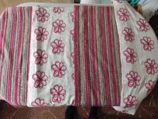 Panel Cortina Conjunto Rojo frambuesa 2,50x48