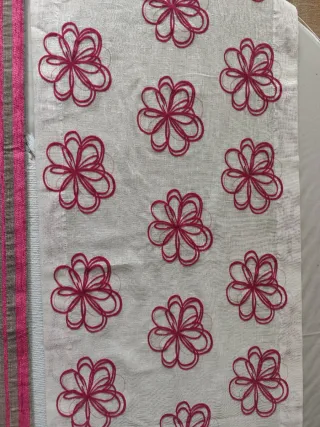 Panel Cortina Conjunto Rojo frambuesa 2,50x48