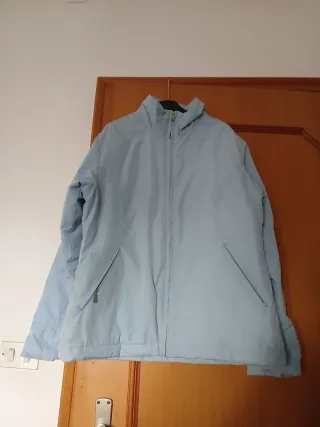 Piumino imbottito azzurro