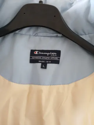 Piumino imbottito azzurro