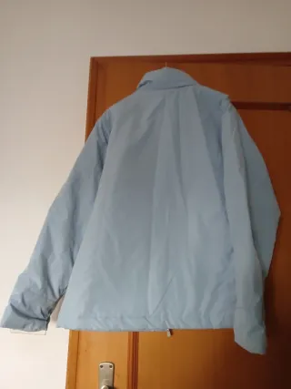 Piumino imbottito azzurro
