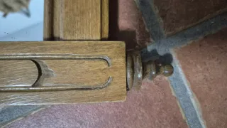 Espejo rustico clasico con marco de madera maciza