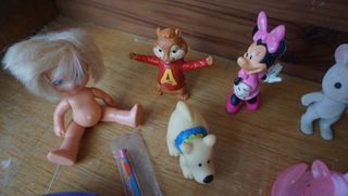 Lote juguetes y Elsa Frozen 16cm con luz ver fotos