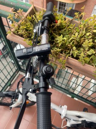 Bicicleta Eléctrica Nilox Blanca Plegable