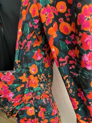 Vestido floral Pull&Bear XS