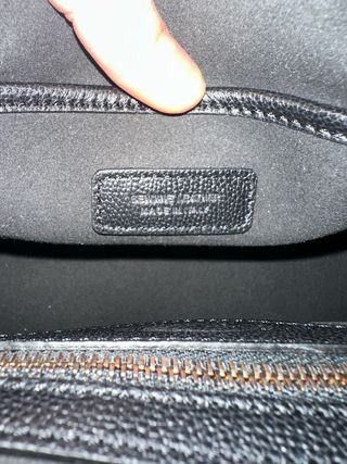 Borsa Tod's Pelle Nera con Pendente T Oro