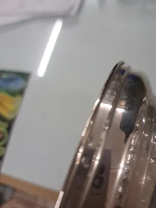 Frutero de cristal y plata estilo Bohemia