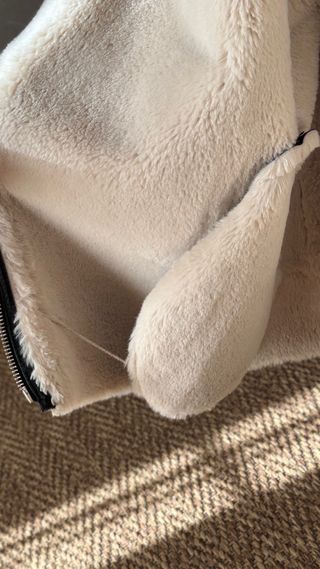 Chaqueta Aviador Trussardi Jeans Negra y Beige