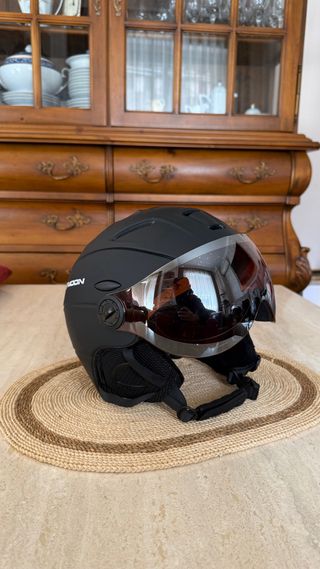Casco de esquí Talla M con visera