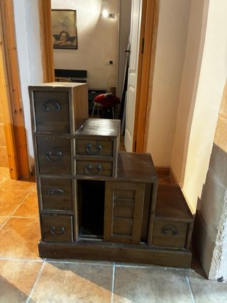 Mueble de entrada de madera