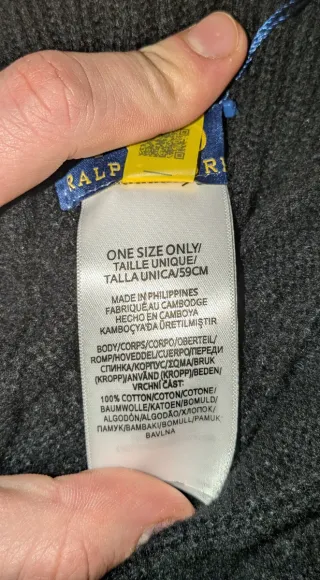 Cappelli invernali Polo Ralph Lauren blu e neri