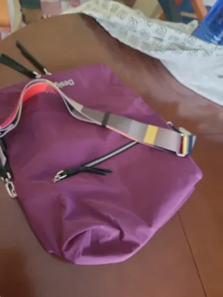 Bolso Desigual Morado Multicolor