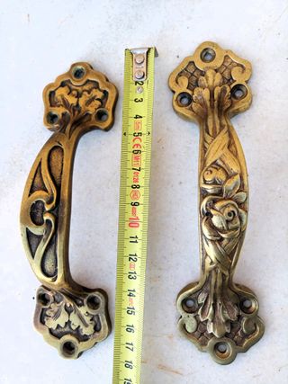 Tiradores antiguos (Pareja)