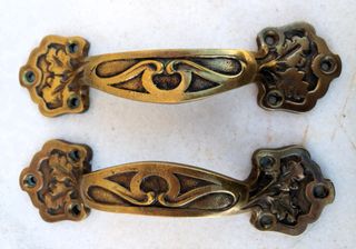 Tiradores antiguos (Pareja)