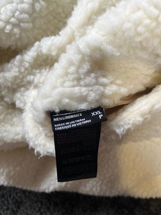 Abrigo Plumífero reversible The North Face crema