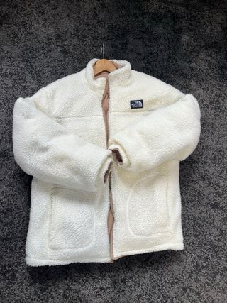 Abrigo Plumífero reversible The North Face crema