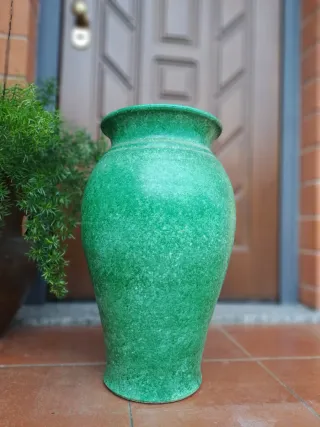 Anfora Porta ombrelli  ceramica portaombrelli verd