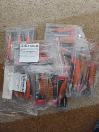 Señuelos para pesca de calamar (21 unidades)