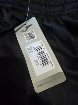 Pantalón Joma Championship IV Negro/Rojo