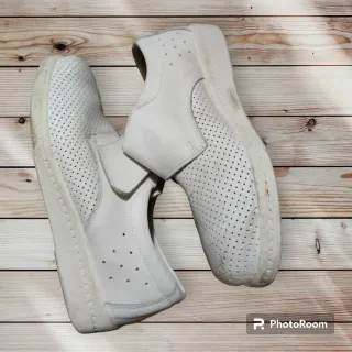 Zapatos de trabajo blancos Talla 42