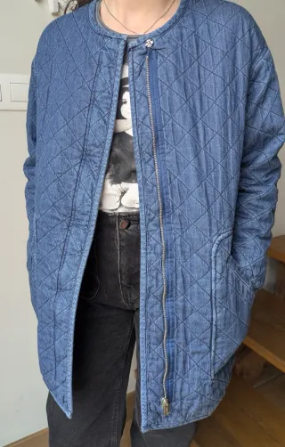 Chaqueta vaquera acolchada