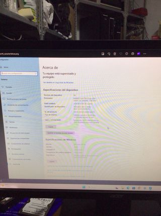 Ordenador Sobremesa HP Negro