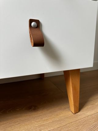 Cómoda con 3 cajones Blanco/Natural