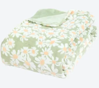 Manta polar 140x180 flores